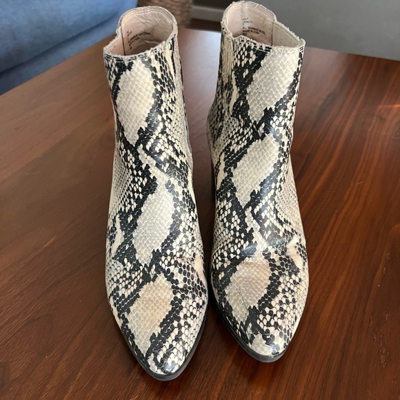 Snake Print Booties - Picture 2 of 2